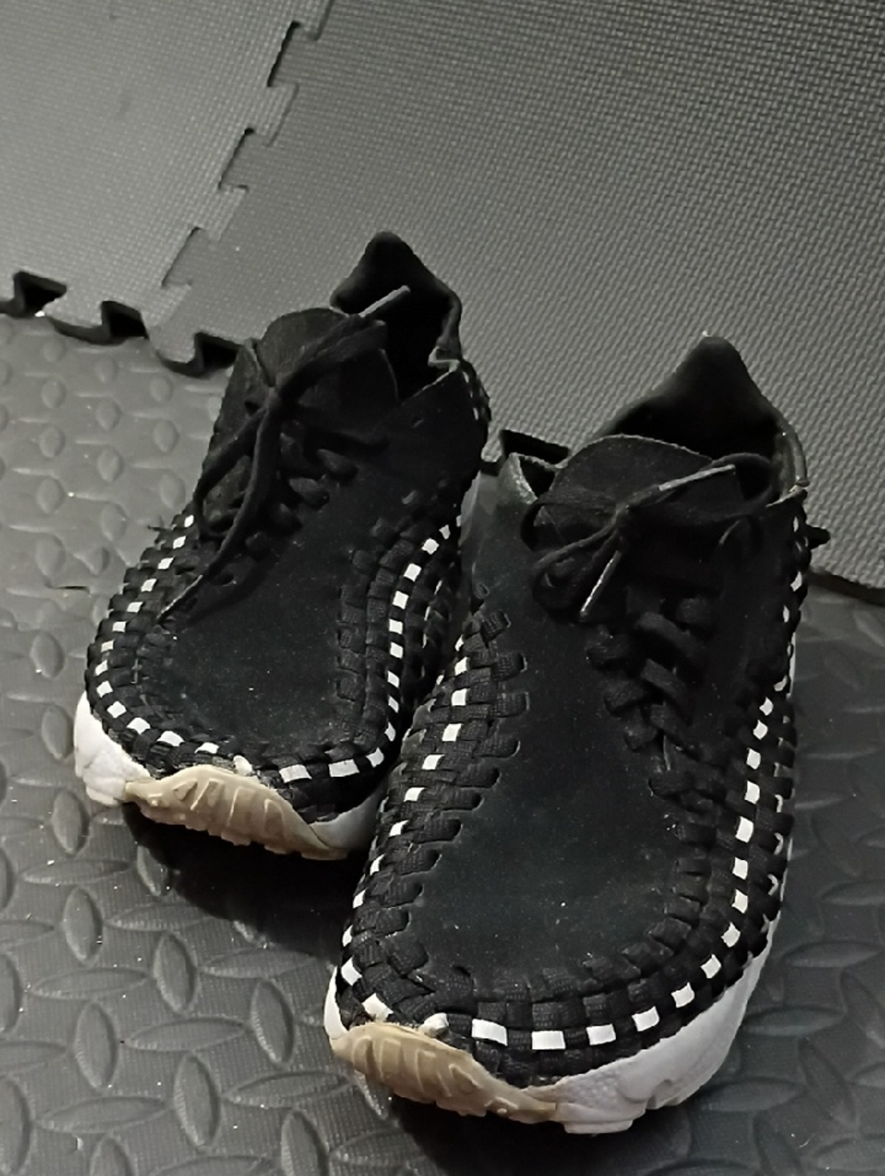 Nike Air Footscape Black Sneakers with Reflective